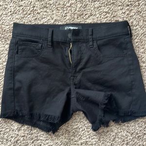 Black express shorts